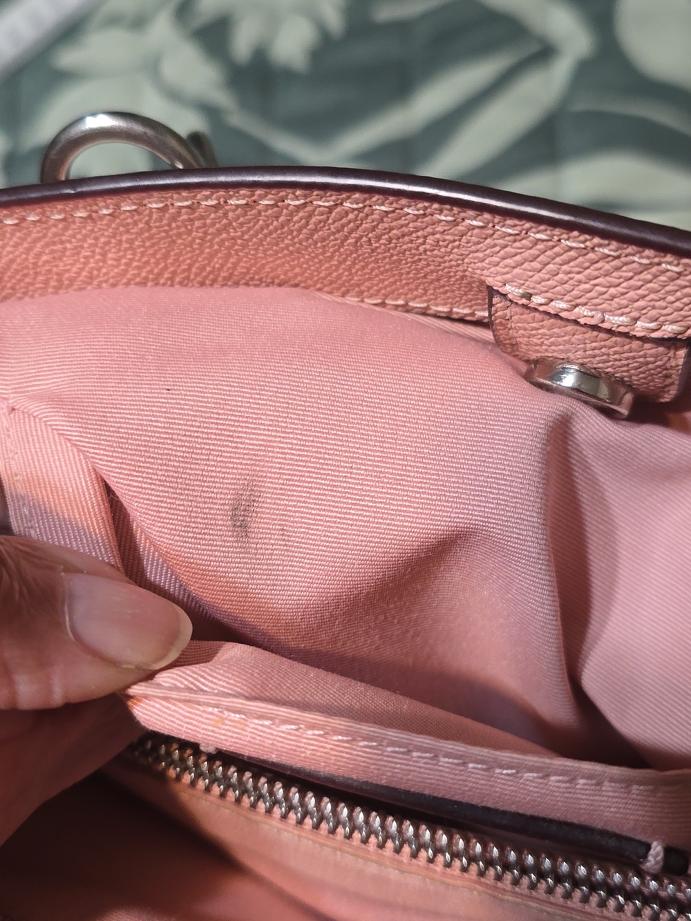 Coach Blush Pink Leather Satchel with Detachable Strap - Picture 4 of 8